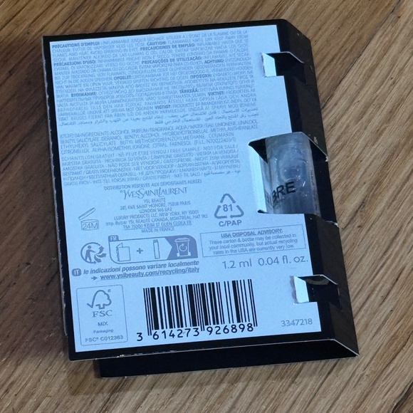 NEW NWT LIBRE L'ABSOLU PLATINE  BRAND NEW - Picture 4 of 4